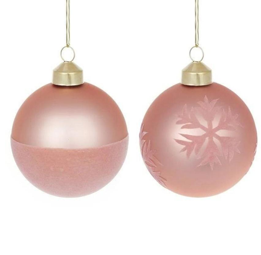 Набор шариков стеклянных 8 см 12 шт. (12945)