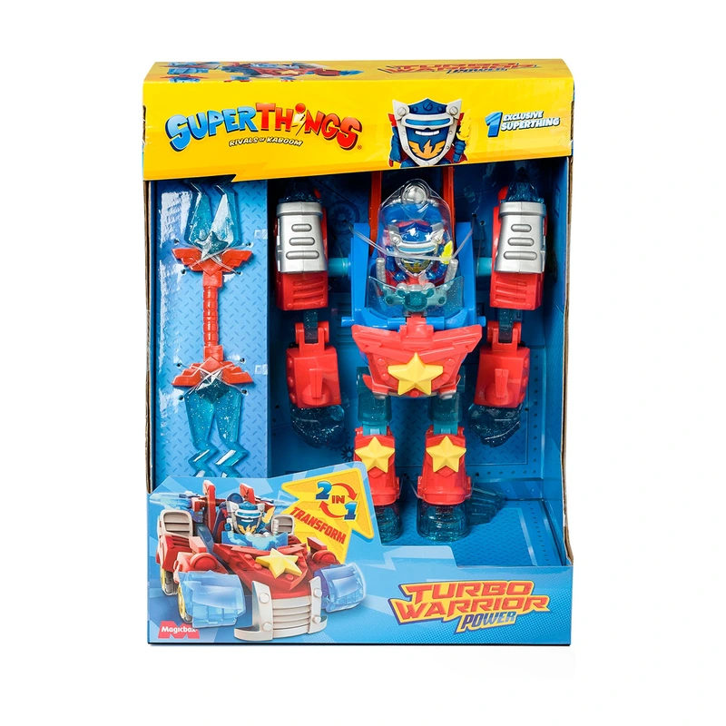 Ігровий набір SUPERTHINGS СУПЕРБОТ ТРАНСФОРМЕР СИЛА робот-траснформер/фігурка/аксесуар