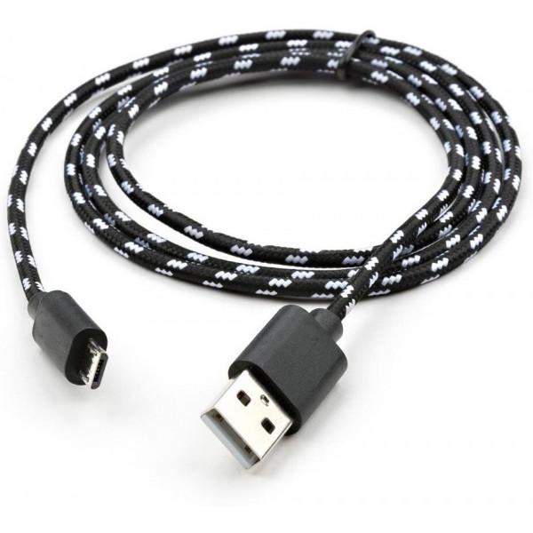 Vinga USB 2.0 AM to Micro 5P 1м, Black (VCPDCMBN31BK) - фото 3