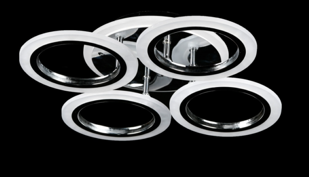 Светодиодная люстра LK29021/4/1 LED (CR) Белый/Хром (AN000039)