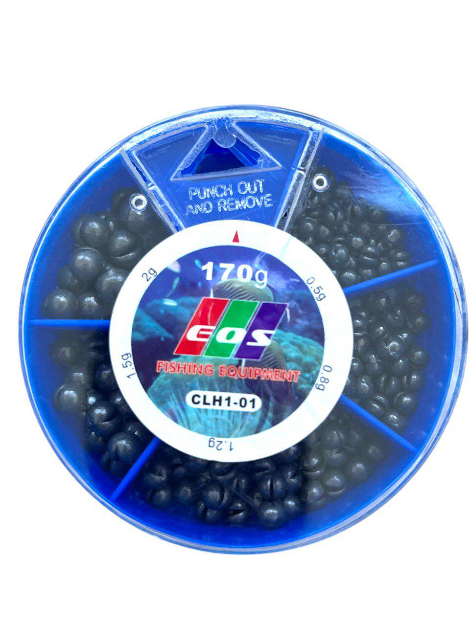 Набор грузов с ячейками EOS CLH1-01 круглые в круглой коробке 170 г 0,5/0,8/1,2/1,5/2 г (1896638617)