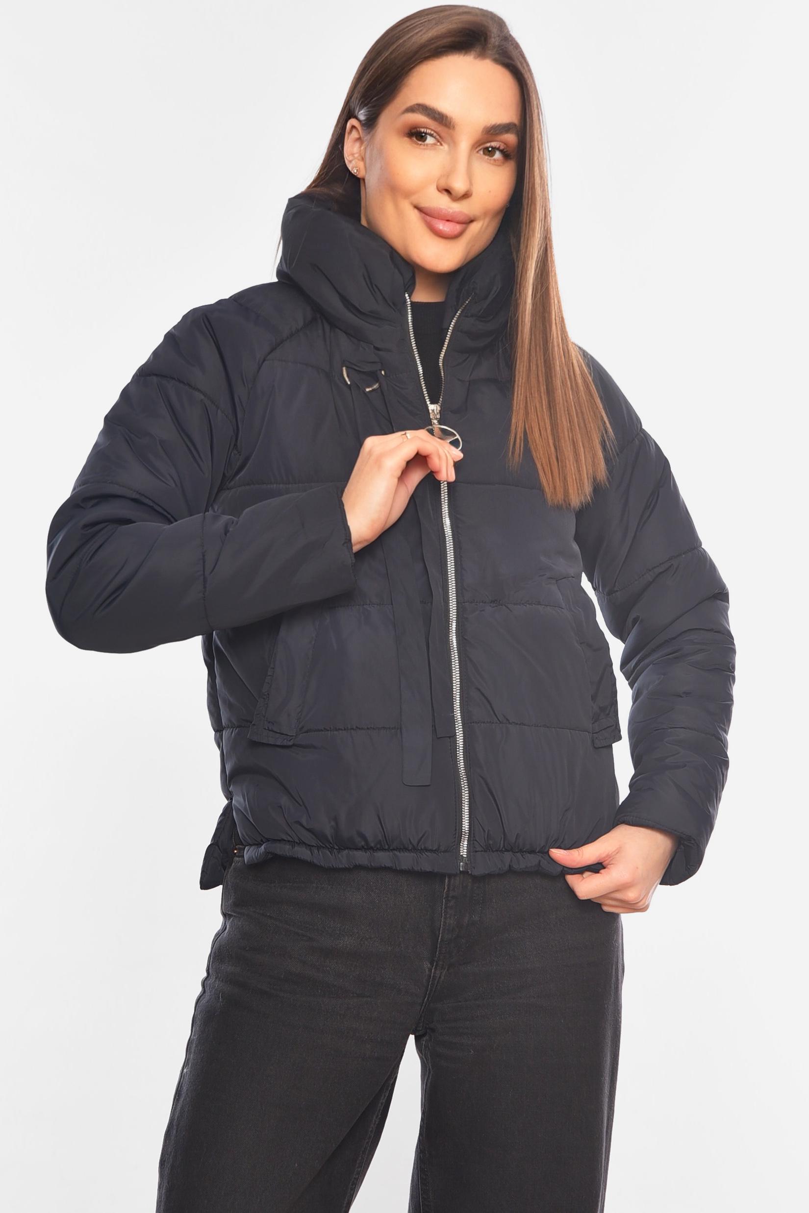 Куртка женская демисезонная р. 42 Темно-синий (197752)