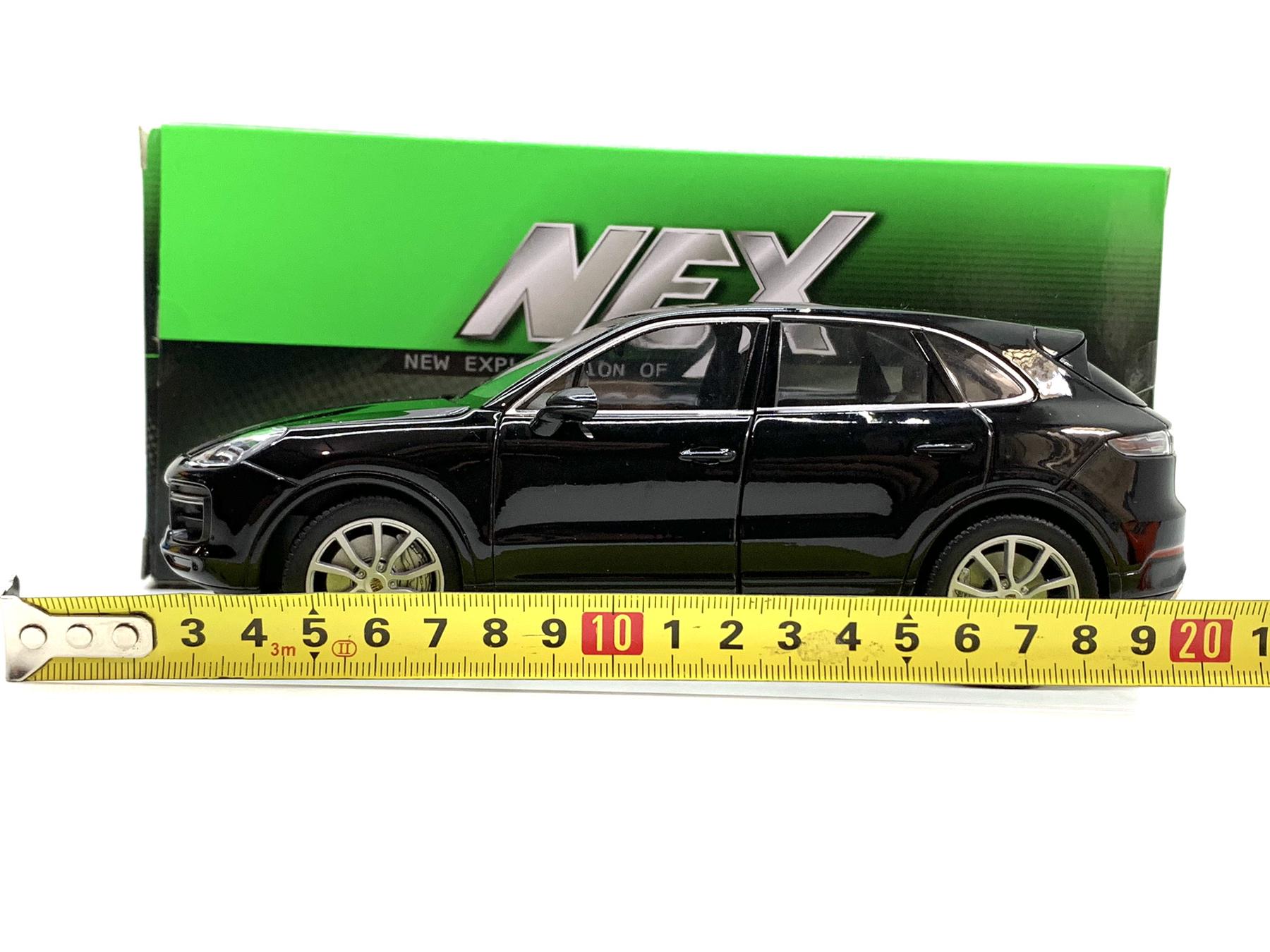 Машина Welly Nex Porsche Cayenne 1:24 инерционная открываются двери Вид 2 Черный (24092W) - фото 11