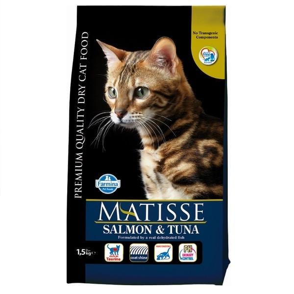 Корм сухой Farmina Matisse Salmon & Tuna для взрослых кошек лосось и тунец 1,5 кг (2998381729) Корм сухой Farmina Matisse Salmon & Tuna для взрослых кошек лосось и тунец 1,5 кг (2998381729)