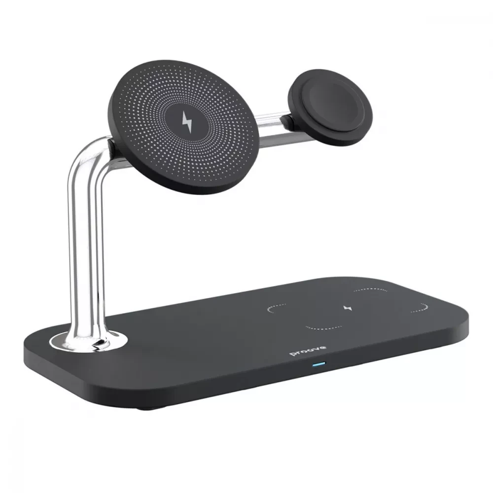 Зарядное устройство безпроводное Proove Magnetic Field 3в1 для Android/Samsung/Apple/iPhone