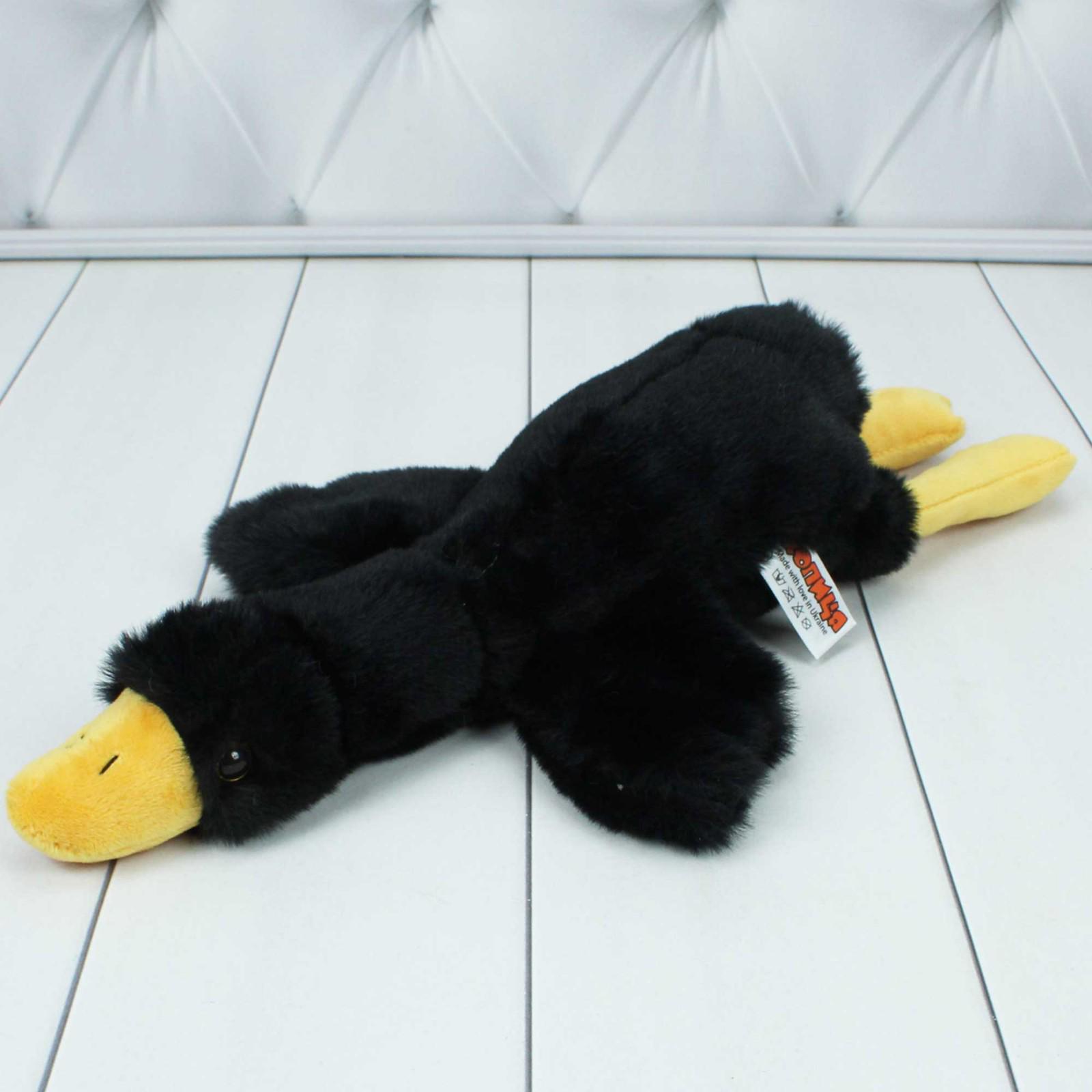 Мягкая игрушка обнимашка Гусь обнимусь Черный (00276-91B)