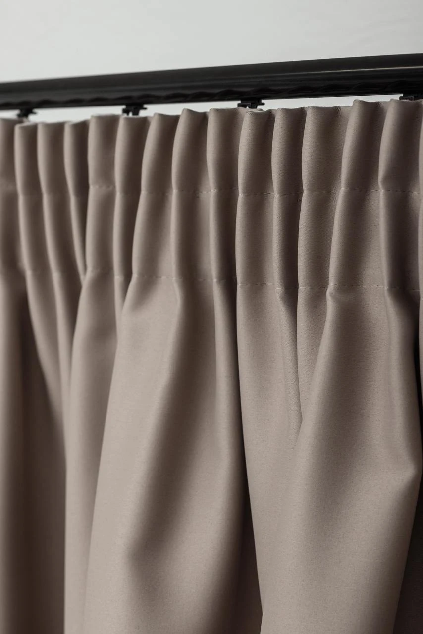 Шторы матовые HYGG Black out 2х2,5-3 м Кофейный (117171)