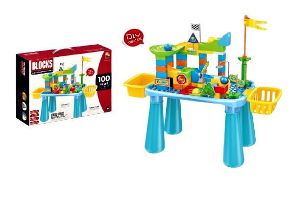 Cтолик Huada Toys с конструктором 100 деталей (222-B72) - фото 2