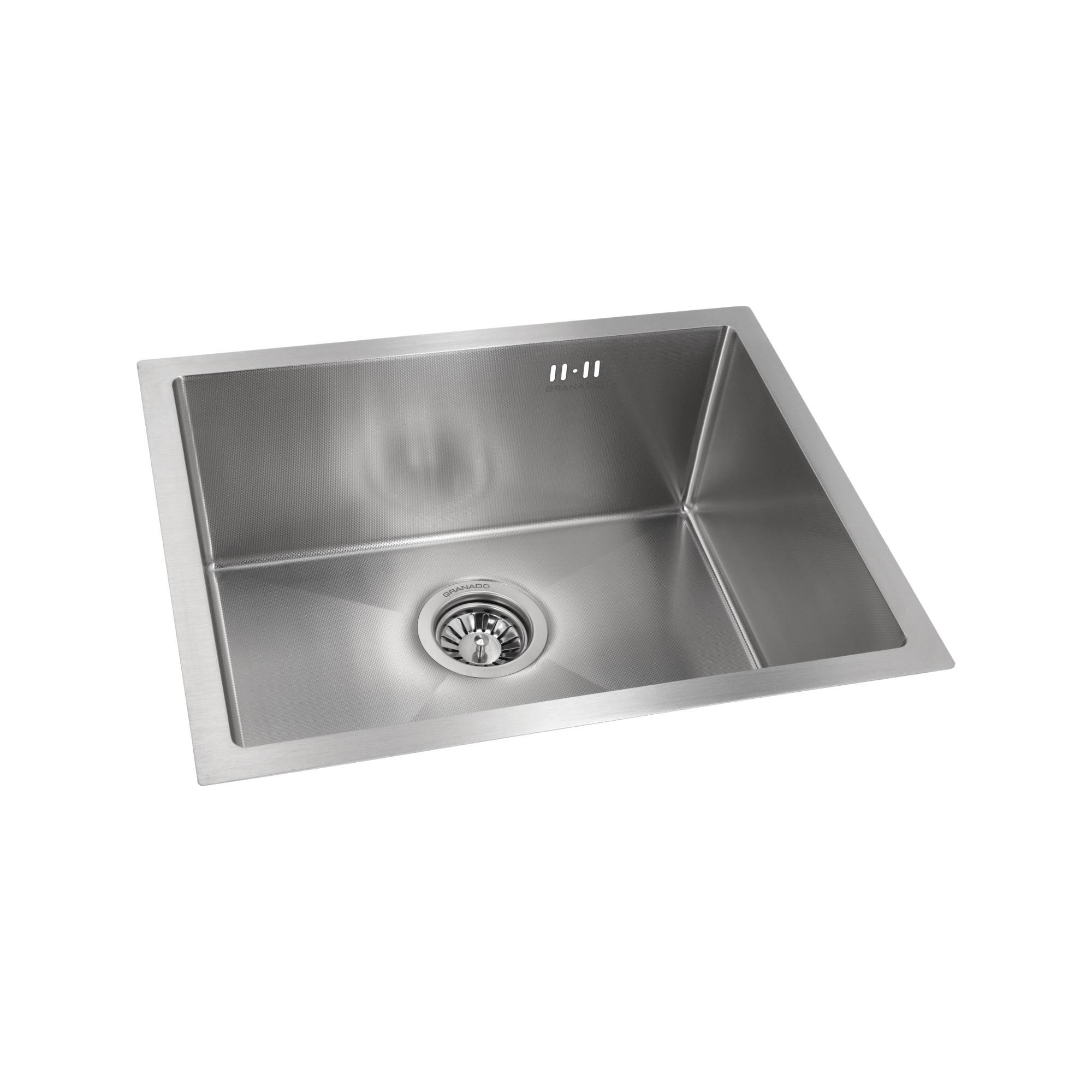 Мийка для кухні Granado Under top Max Steel S304 Millet 53х43х22 см - фото 2 Мийка для кухні Granado Under top Max Steel S304 Millet 53х43х22 см - фото 2