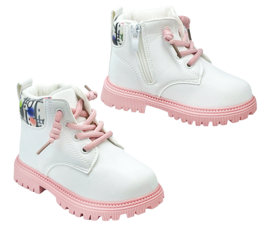 Ботинки демисезонные для девочек Канарейка G1395-5/22 р. 22 Белый - фото 4