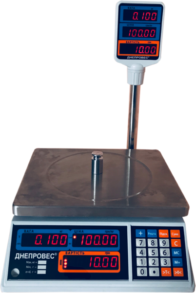 Весы торговые Днепровес ВТД Т2 СВ Весы торговые Днепровес ВТД Т2 СВ