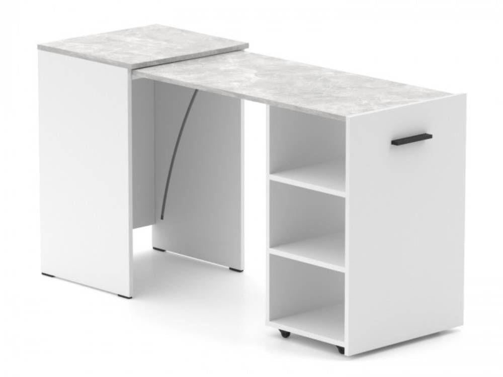 Стол-трансформер Knap Hobana World 140х50х75 см Белый/ателье светлый (S201000122) - фото 1 Стол-трансформер Knap Hobana World 140х50х75 см Белый/ателье светлый (S201000122) - фото 1