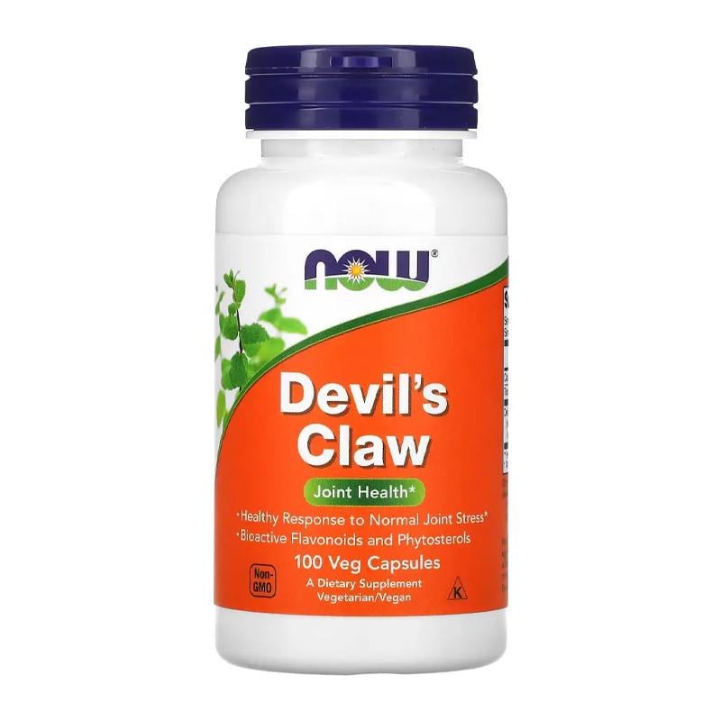 Екстракт кореня диявольського кігтя NOW Devil`s Claw 100 капс. (08007-01)