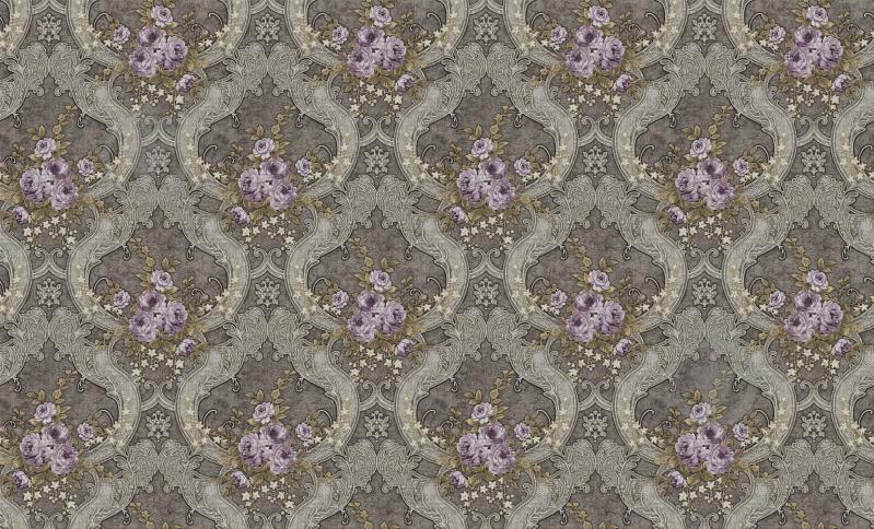 Виниловые обои на флизелиновой основе Yuanlong Reema 23023 Серый-Сиреневый Виниловые обои на флизелиновой основе Yuanlong Reema 23023 Серый-Сиреневый