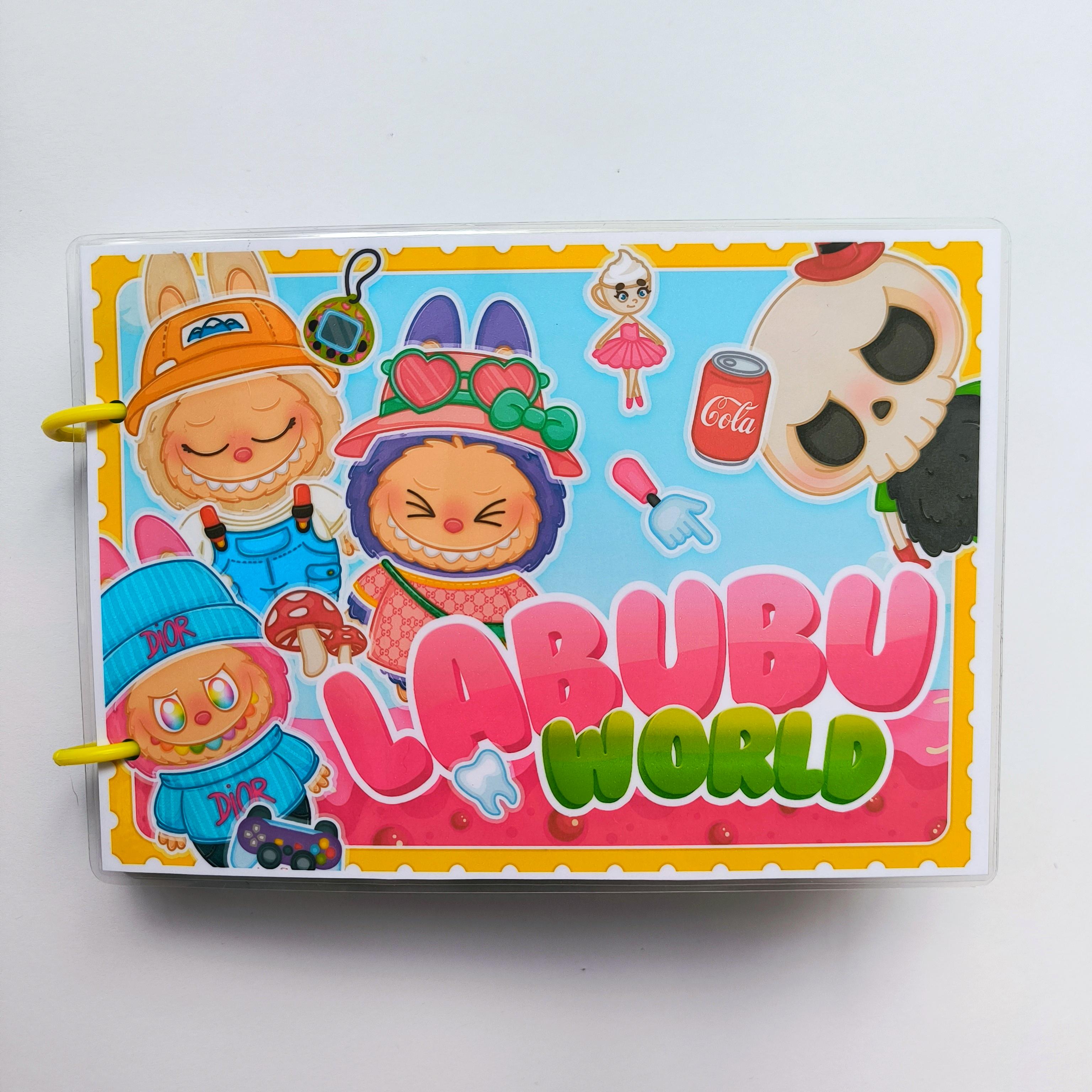 Книга на липучках Лабубу розвивающая (LP-0057)