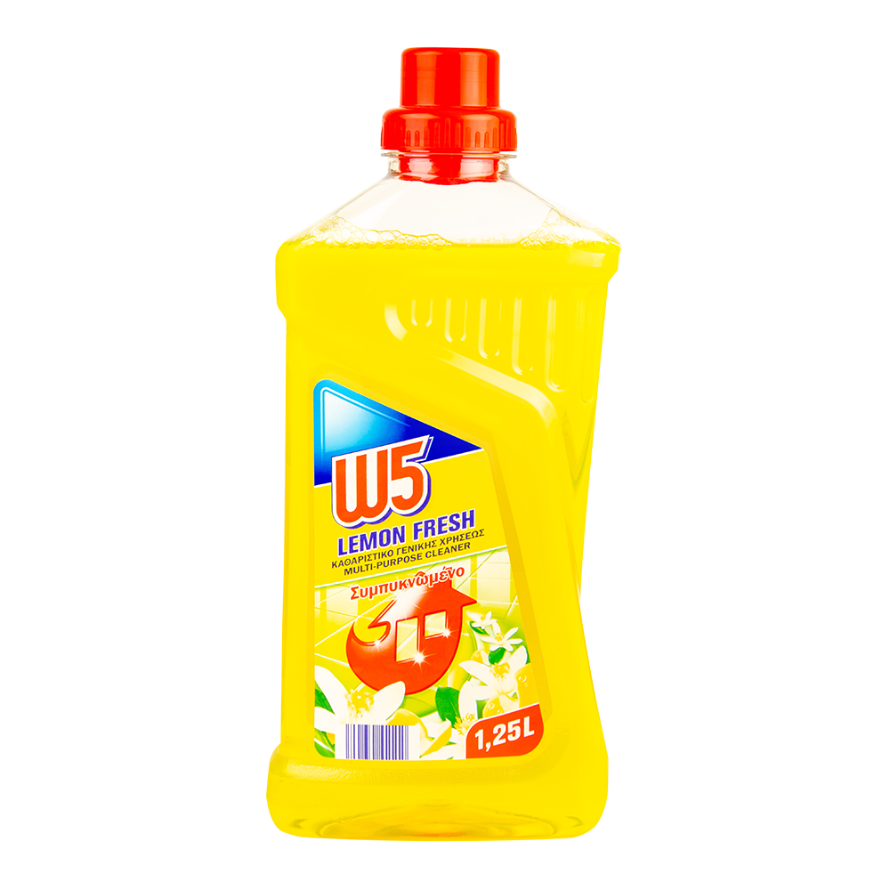 Универсальное моющее средство для дома W5 Lemon fresh 1,25 л