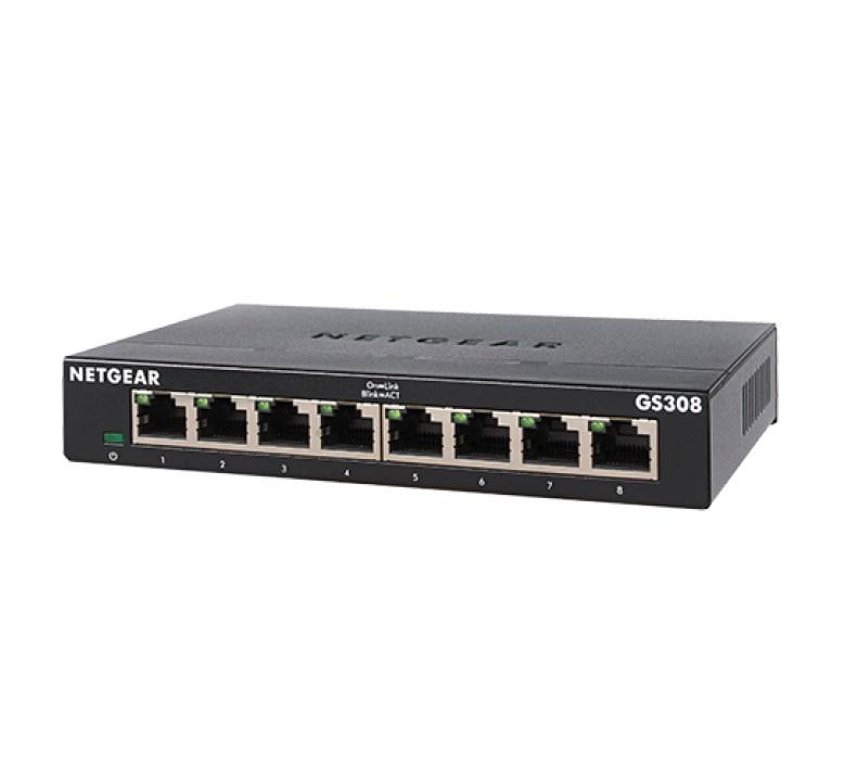 Коммутатор NETGEAR GS308 8х10/100/1000 Gigabit Ethernet (GS308-300PES) - фото 7