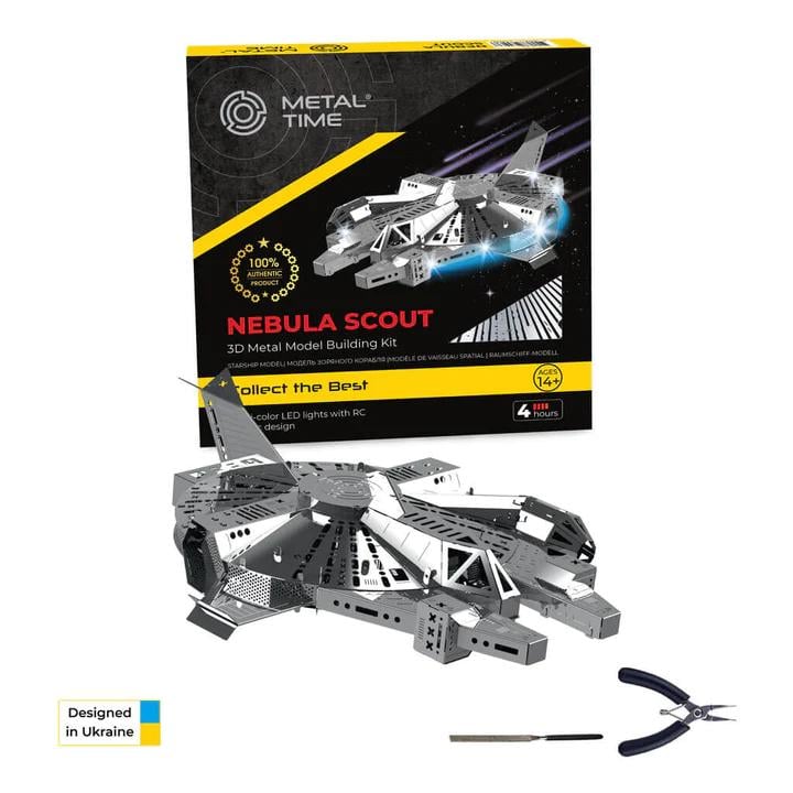 Конструктор METAL-TIME Nebula Scout Spaceship MT098 модель колекційна (3032569) - фото 2