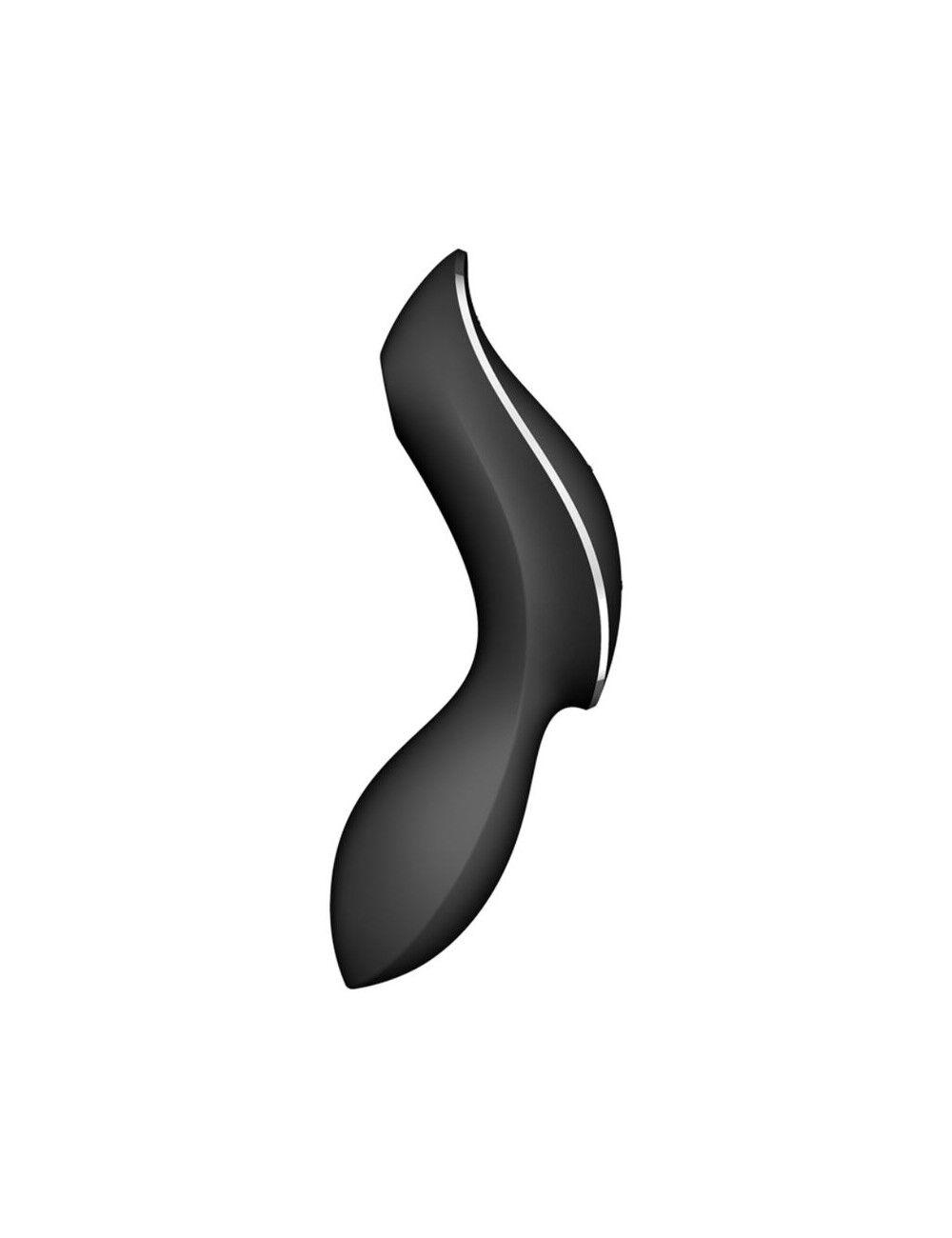 Стимулятор вакуумный Satisfyer с вибрацией Curvy Trinity 2 Black