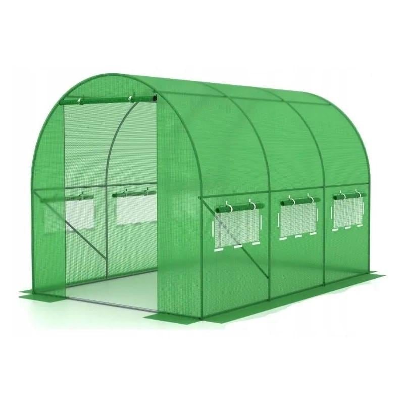 Теплица-парник JG 10 м2 400х250 см Зеленый (2371523761_kala_2)