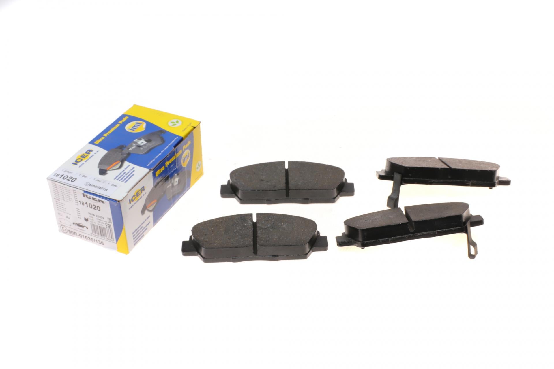 Колодки тормозные передние ICER Honda Accord V 92-98/Prelude III/IV/V 86-01/Rover 600 93-00 (181020 ICER) Колодки тормозные передние ICER Honda Accord V 92-98/Prelude III/IV/V 86-01/Rover 600 93-00 (181020 ICER)
