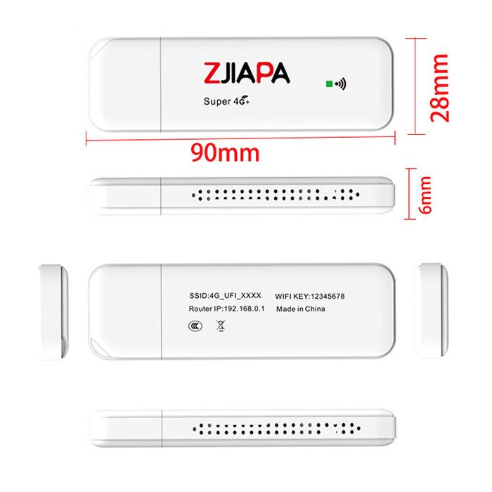 Модем USB 3G/4G Zjiapa Z9 до 150 Мбит/с Белый (1871) - фото 2