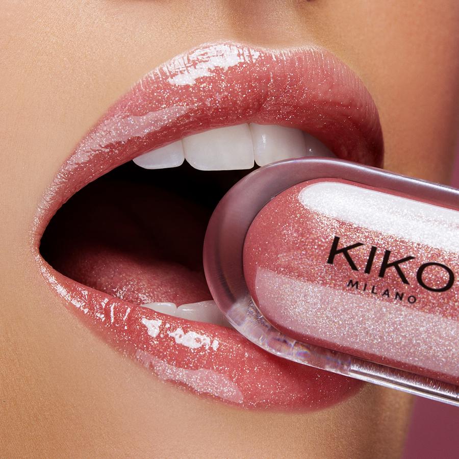 Блиск 3D Kiko Milano Hydra Lipgloss 17 Pearly Mauve - фото 3