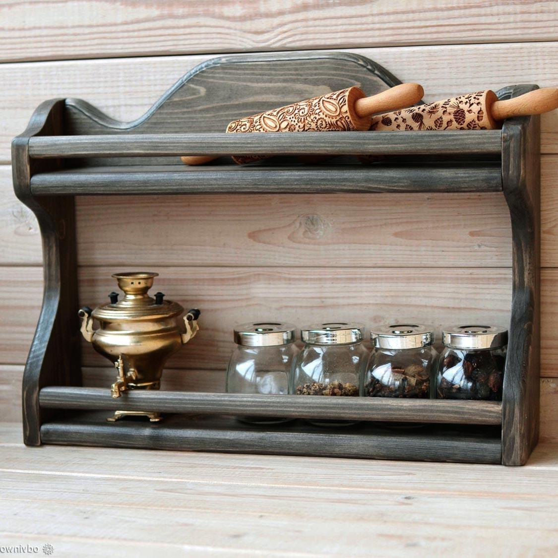 Органайзер для специй из дерева Гастрик Мокко (СПЦ-007710)