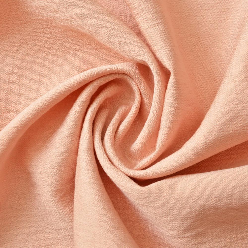 Ткань лен однотонная Ария V-11 Персиковый (13055)
