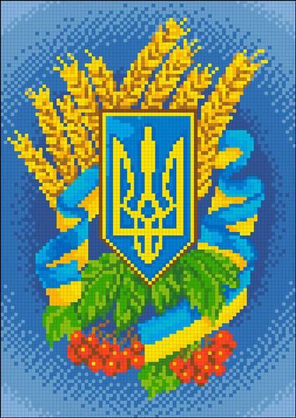 Алмазная мозаика Символы Украины 21х30 см (АМВ-111)