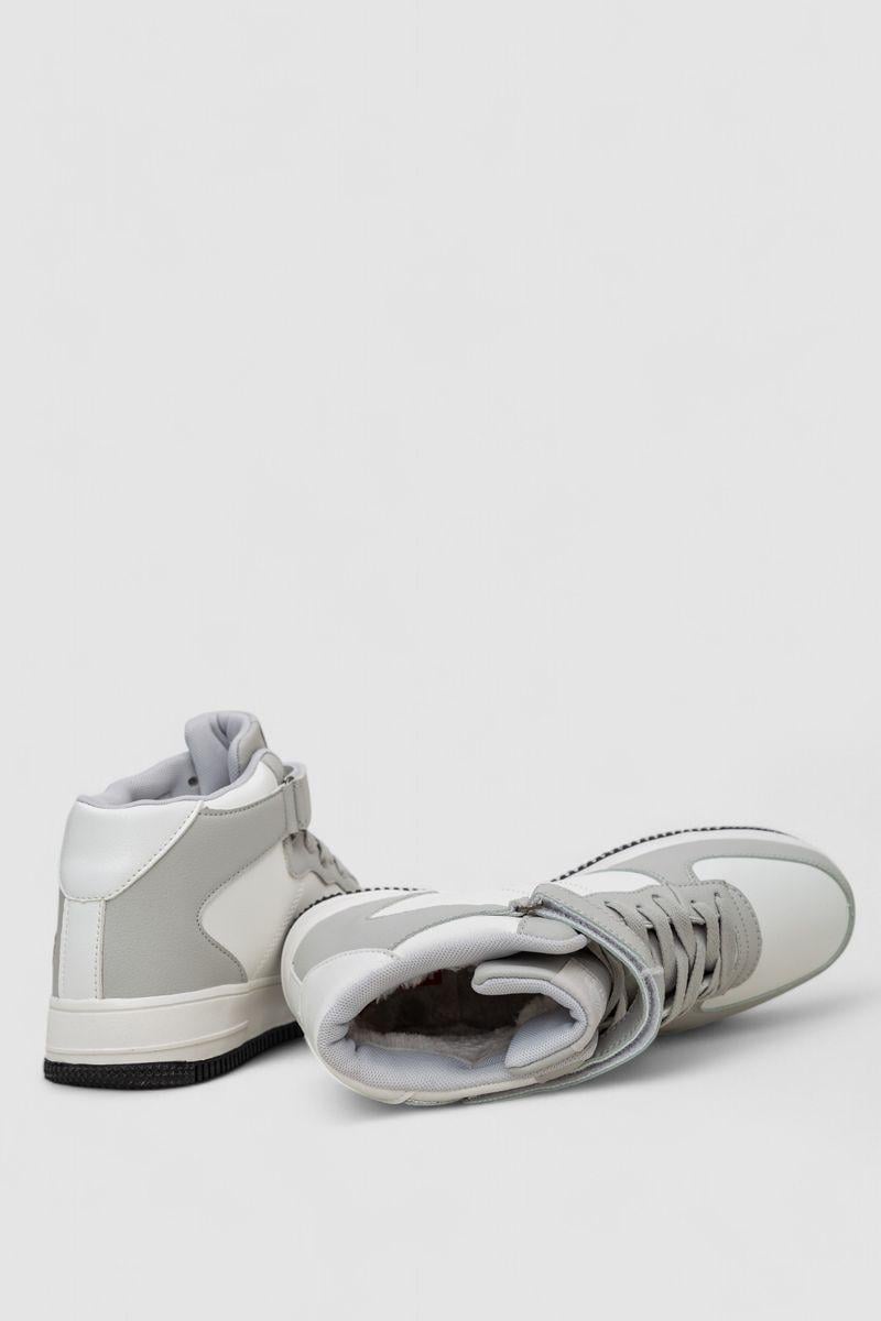 Кроссовки мужские зимние Stilli 248RCX630 р. 44 Бело-серый (115797_832121) - фото 5