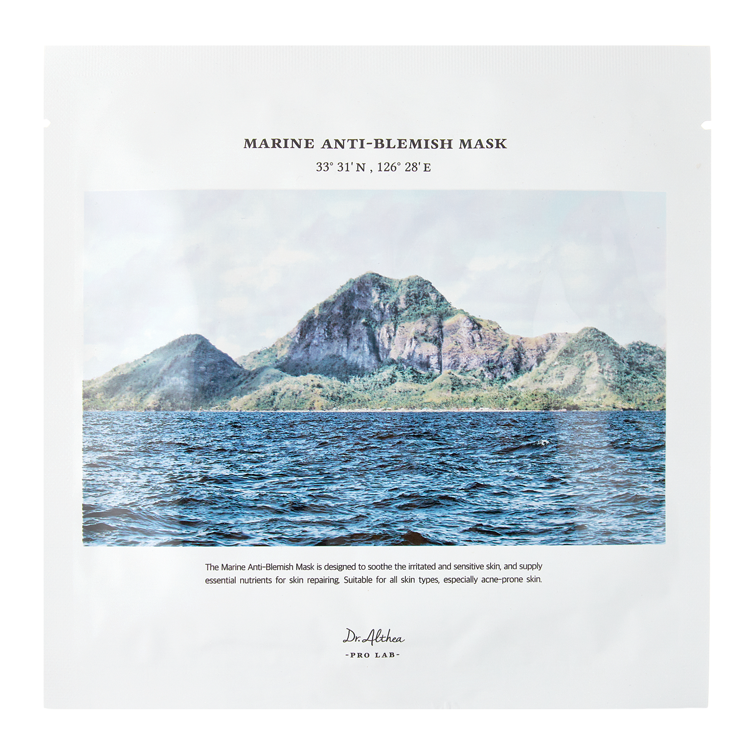 Маска для лица тканевая Dr. Althea Marine Anti-Blemish Mask 1 шт. 27 г (251981)