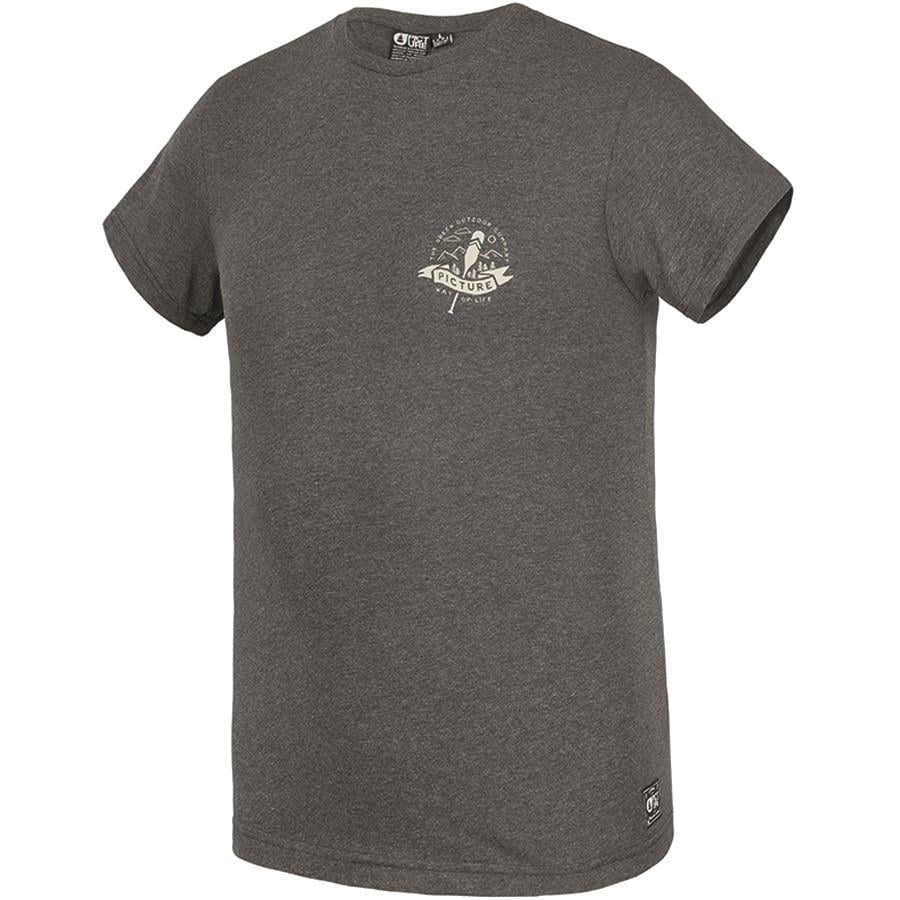 Футболка Picture Organic Carson dark L Grey melange