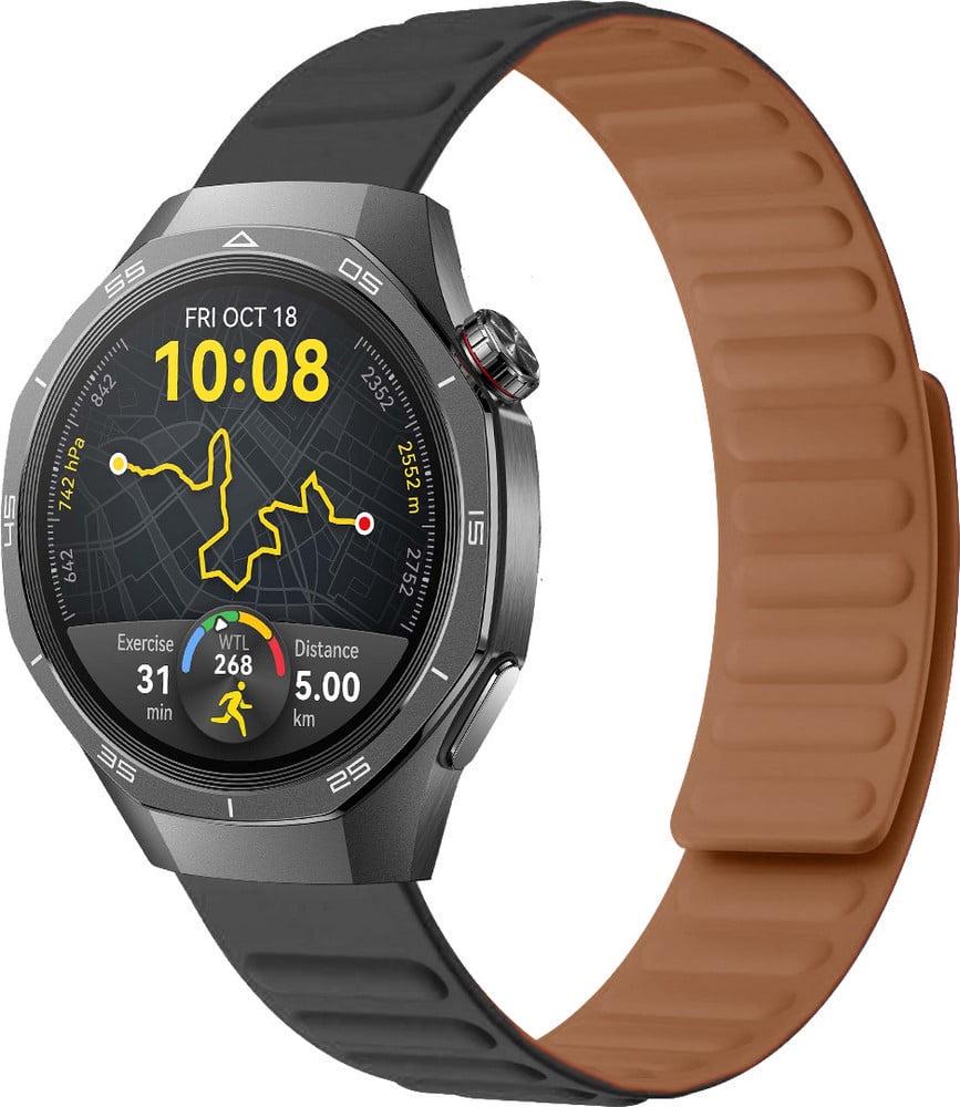Ремешок магнитный Magneter для Huawei Watch GT 5/GT 5 Pro 46 мм Black (38648-2B)