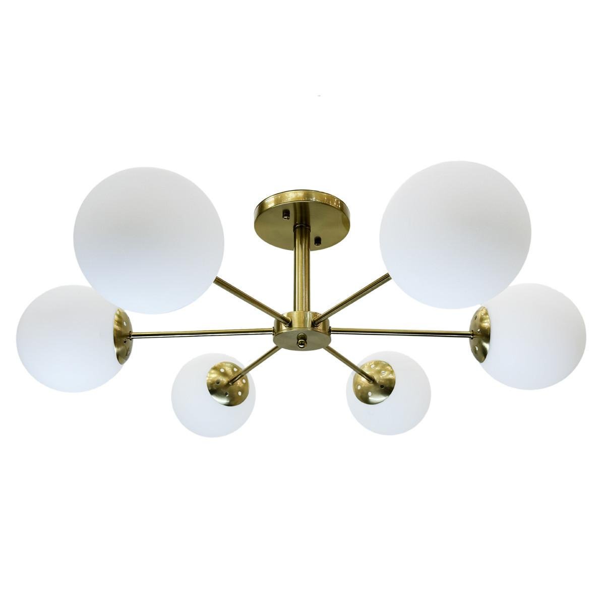 Люстра стельова на 6 плафонів Svet SH-8619/6 COPPER Мідний Люстра стельова на 6 плафонів Svet SH-8619/6 COPPER Мідний