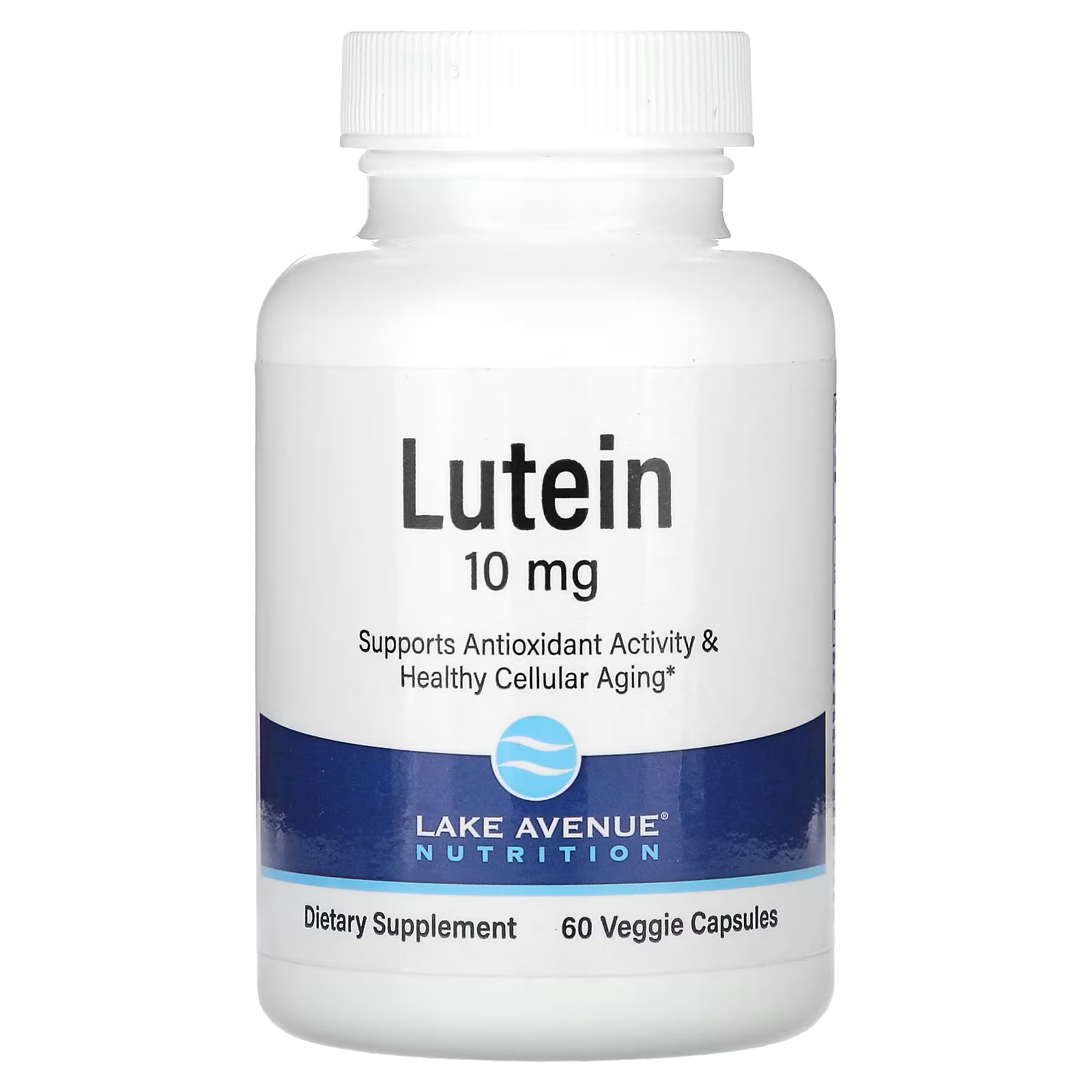 Лютеин Lake Avenue Nutrition 10 мг 60 растительных капсул