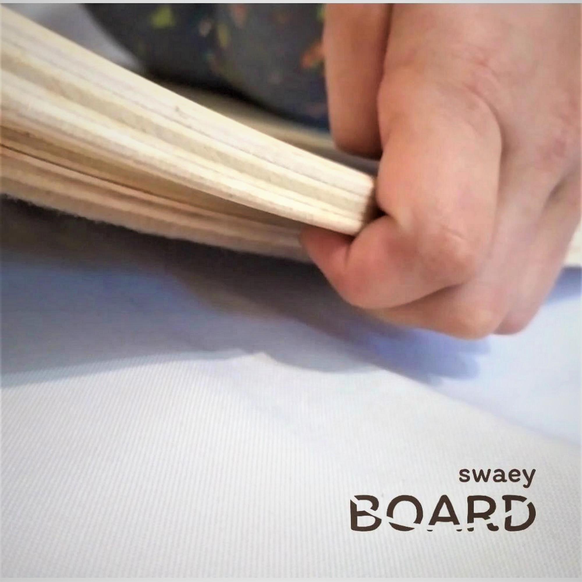 Рокерборд SwaeyBoard Big с защитой для пальцев 109x32x2 см Оранжевый - фото 2