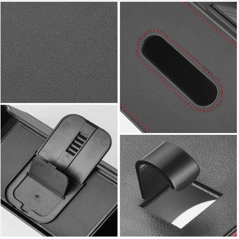 Органайзер автомобільний Ningbo підстаканник/серветниця на спинку заднього сидіння Чорний (3403) - фото 7