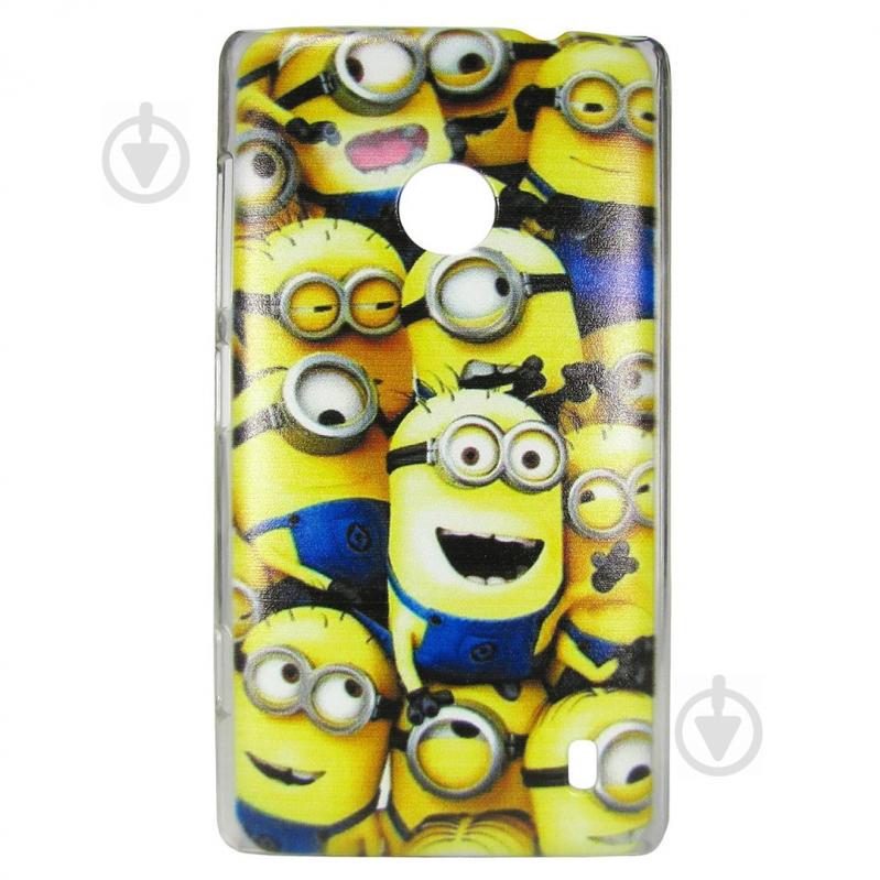 Чехол с рисунком Printed Plastic для Nokia Lumia 520 / 525 Миньоны (hub_HHUf96988)