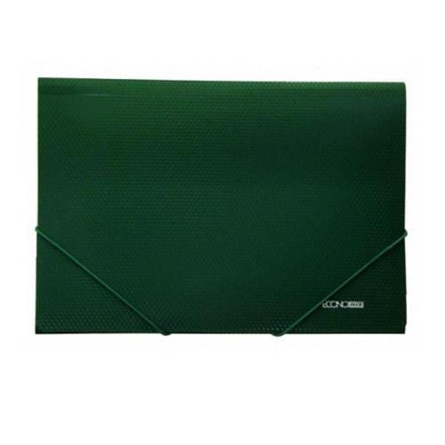 Папка Economix на резинках А4 пластиковая Зеленый (Е31601-04)