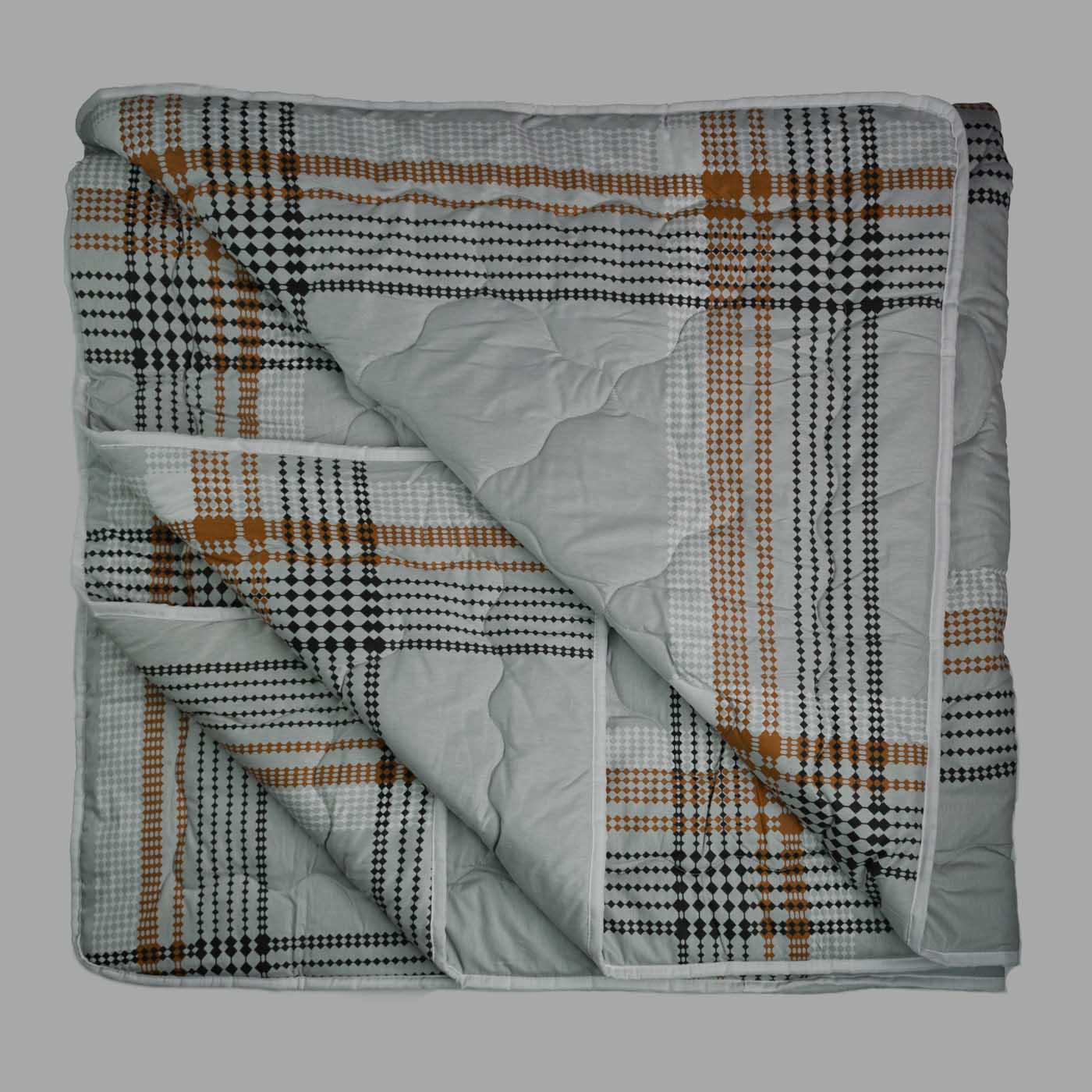 Одеяло конопляное зимнее YouStar Горес сатин полуторный 140х210 см Серый (chn-kksw-p-gores) - фото 2