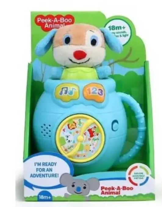 Музична іграшка Собачка 1912-5 вистрибує з горщика