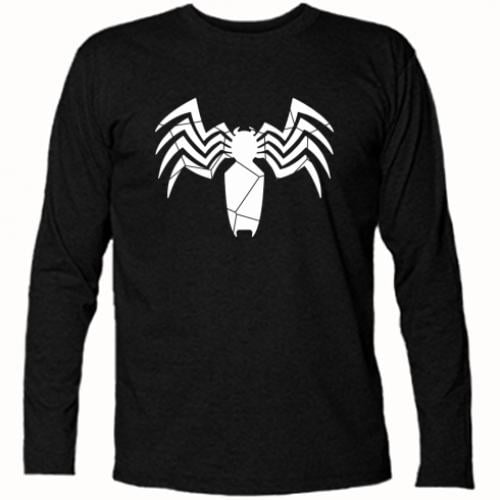 Футболка с длинным рукавом Cracked Spider man logo S Черный (3675817-2-100442-S)