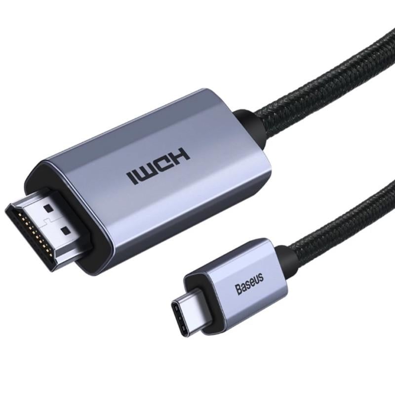 Кабель дата BASEUS HDMI High Definition Series Graphene Type-C To 4KHDMI 2 м Черный (WKGQ)