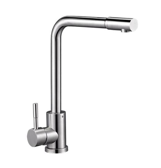 Змішувач для кухні Solone EZA4-B090 одноважільний Нержавіюча сталь