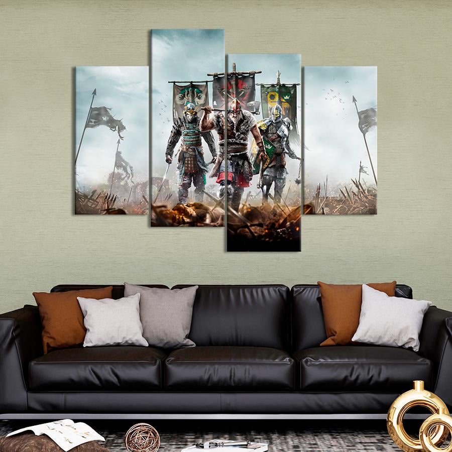 Настенний декор За честь For Honor 129x90 см (A146-4)