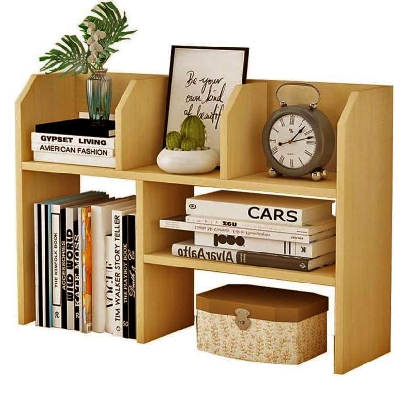 Полка-надстройка настольная из дерева Армелион карри (АКД-005603)