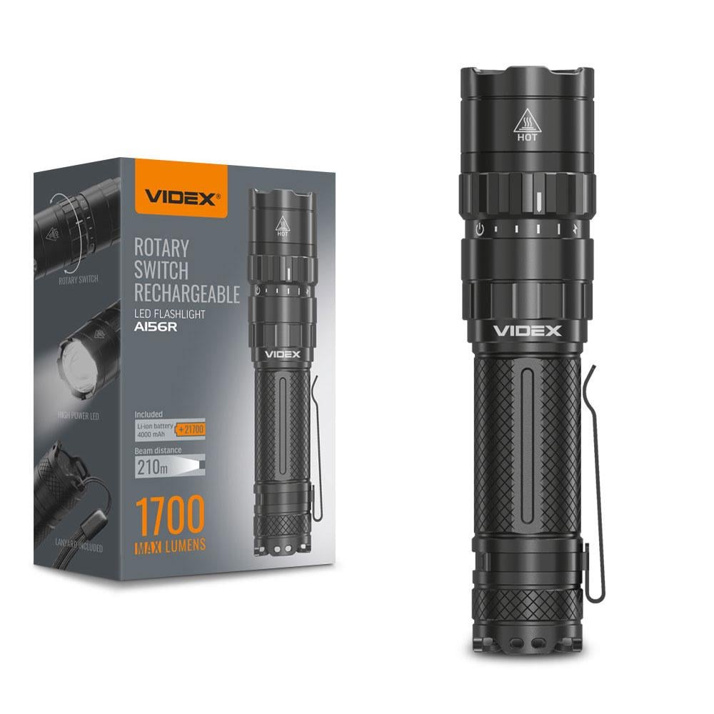 Ліхтарик VIDEX VLF-A156R 1700Lm 6500K (37827627)