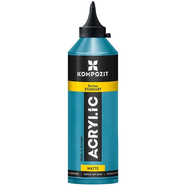 Акриловая краска ART Kompozit Standart 071 500 мл Темно-зеленый (KT500071) - фото 1