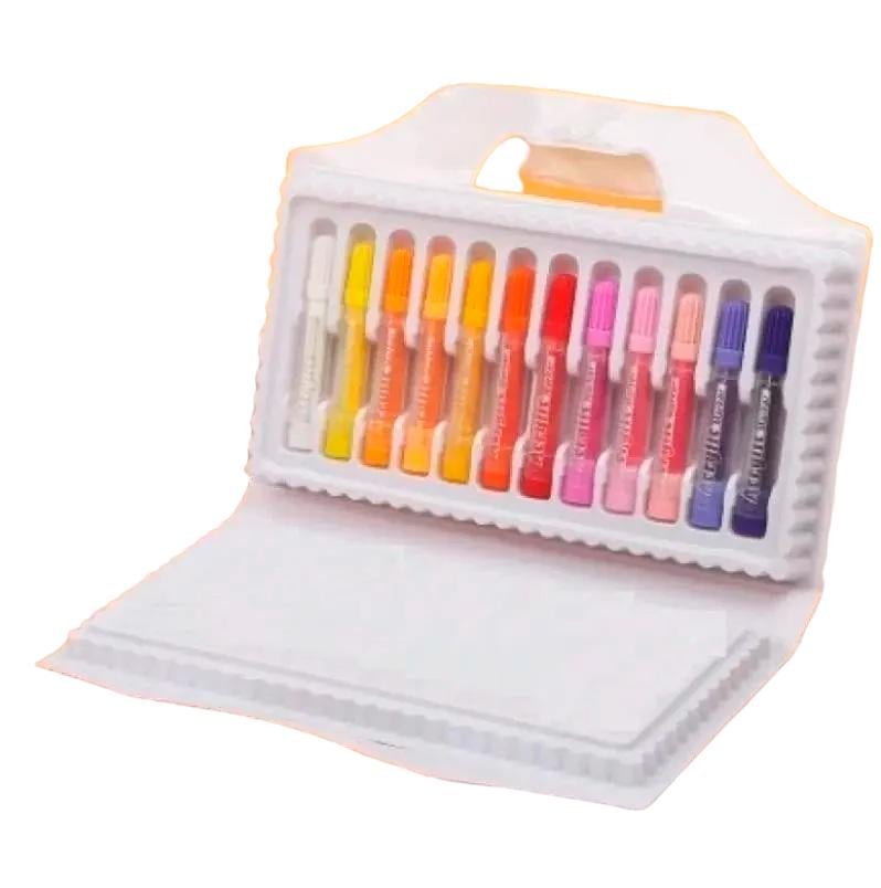 Наборы для рисования скетч-маркеров в пластиковом боксе 12 цветов (mdm-916144)